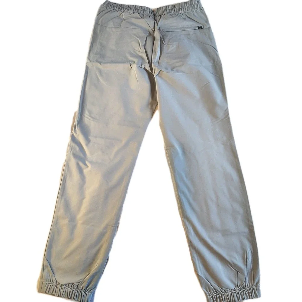 BANANA REPUBLIC Motion Tech Hybrid Pants Mens‎ 30 Quarry Gray Water Repellent